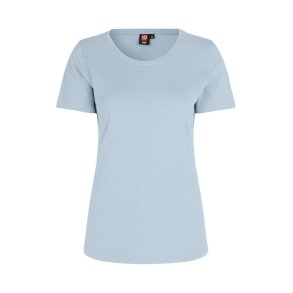 1f-DBK-ID-Interlock T-shirt | dame-0508 fv. Lysebl