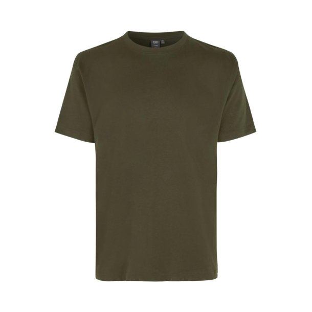 1b-SAK-ID-T-TIME T-shirt herre-0510 fv. Olive