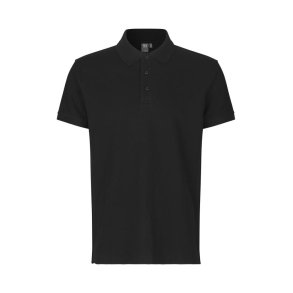 2a-SAK-ID-Poloshirt | stretch herre-0525 fv. Sort