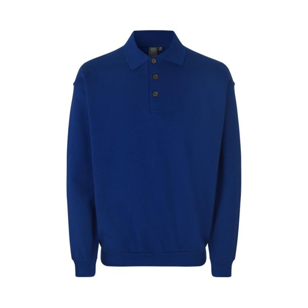 4a-DBK-ID-Polosweatshirt unisex-0601 fv. Kongeblå