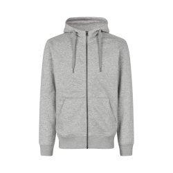 4d-FREE-CORE hoodie | zip Herre-0638 fv. Gr� melange