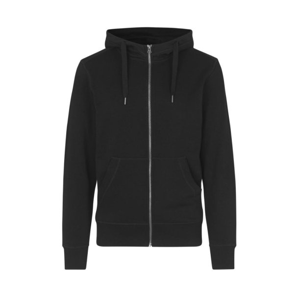 4a-GES-ID-CORE hoodie | zip Herre-0638 fv. Sort