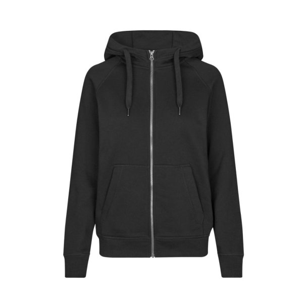 4b-GES-ID-CORE hoodie | zip Dame-0639 fv. Sort