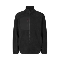 5a-ID-Bonded fleecejakke Herre-0744 fv. Sort