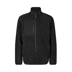 5a-ID-Bonded fleecejakke Herre-0744 fv. Sort