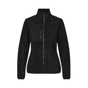 5b-ID-Bonded fleecejakke | dame-0745 fv. Sort