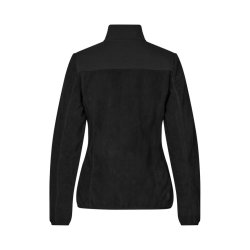 5b-ID-Bonded fleecejakke | dame-0745 fv. Sort