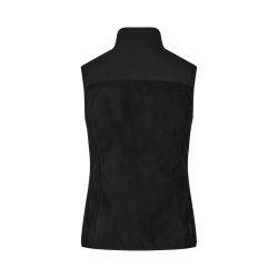 6b-ID-Bonded fleecevest | dame-0747 fv, Sort