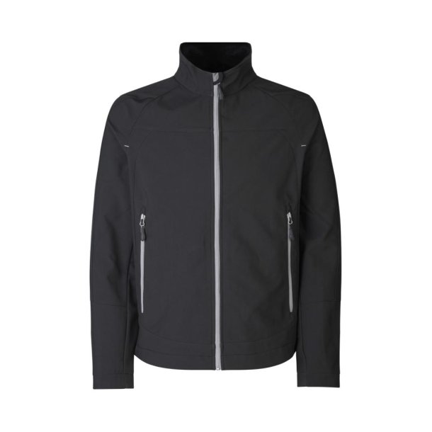 5a-SAK-ID-Softshell jakke | performance herre-0868 fv. Sort