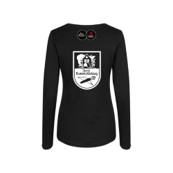 1b-SOB-ID Dame Interlock T-Shirt | L/ 0509-Sort