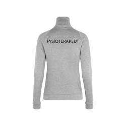 4d-ID-Sweat cardigan | zip | dame-0629 fv. Gr� Melange