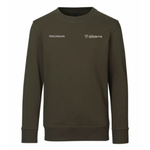 4c-KST-ID-sweatshirt b�rn-40634 fv.oliven