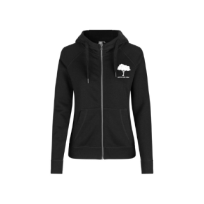 4j NFS-ID-CORE Hoodie Zip Dame-0639 fv. Sort