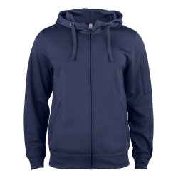 4c-NV NewWave - Herre Basic Active Hoody Full Zip Clique 021014
