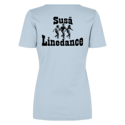 1b-SUL-ID-Interlock T-shirt | v-hals | dame-0506 fv.lys bl�