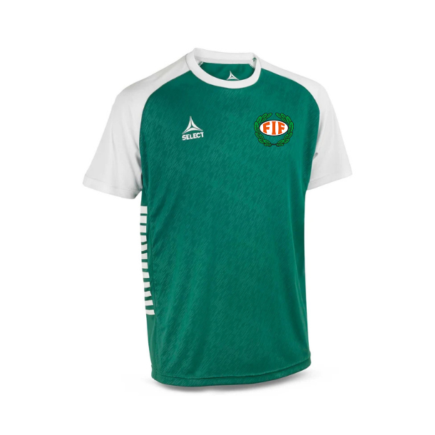 1b-FBF-Select-Pisa X Kort�rmet spillertr�je-600116 fv.gr�n/hvid