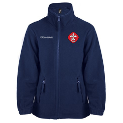 4a-DGS-Lshop-Fleecejakke b�rn-L742K fv.navy