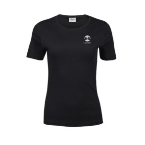 1b-EFS - TeeJays - Interlock T-shirt 580. Sort