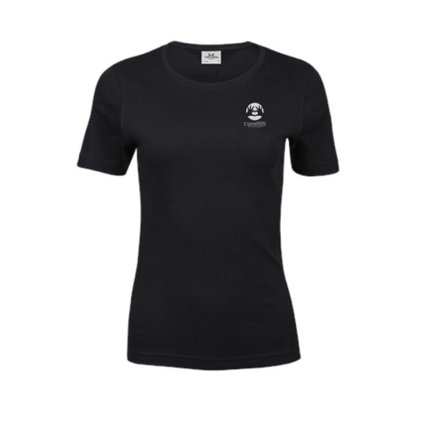 1b-EFS - TeeJays - Interlock T-shirt 580. Sort