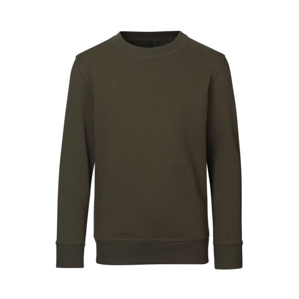4b-SAK-ID-CORE sweatshirt | brn-40634 fv. Olive