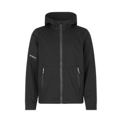 5a-SAK-ID-Softshell jakke | letv�gt | b�rn-40836 fv. Sort