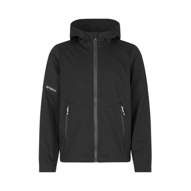 5a-SAK-ID-Softshell jakke | letvgt | brn-40836 fv. Sort