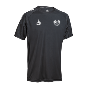 1a-FBH-Select-Spain Kortrmet spillertrje - brn-600104 fv.sort/hvid