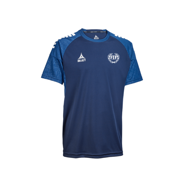 1b-FBH-Select-Spain Kort�rmet spillertr�je - b�rn-600104 fv.navy/hvid