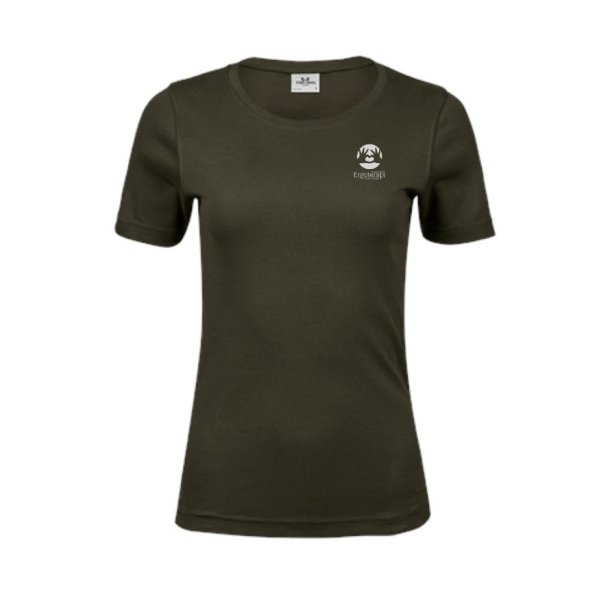 1c-EFS - TeeJays - Interlock T-Shirt 580. Dark olive