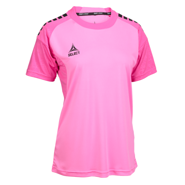 1g-FBH-Select-Spain Kortrmet spillertrje - Kvinder-600106 fv.pink/sort