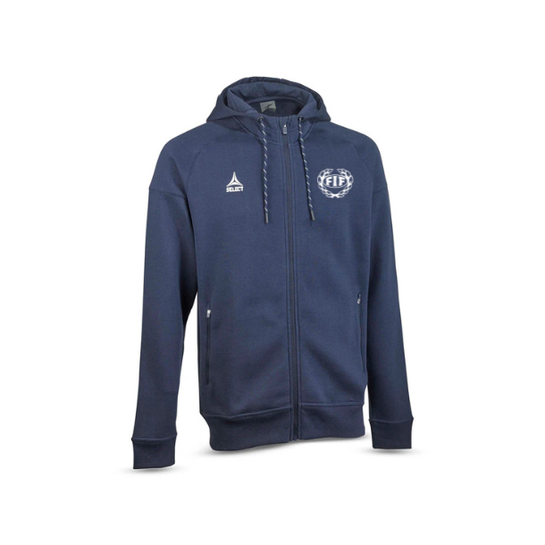 4f-FBH-Select-Oxford Zip hoodie-630092 fv.navy