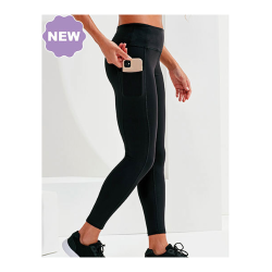 7d-Br�derup-L-Shop-Lange Tights med lommer Dame-TR532 fv. Sort