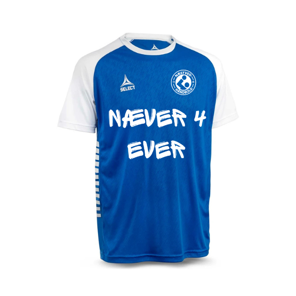 1a-NH-Select- "Det Bl� Hj�rne" t-shirt inkl. tryk-600117 fv.bl�/hvid