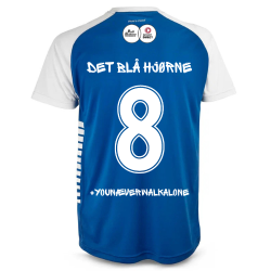 1a-NH-Select- "Det Bl� Hj�rne" t-shirt inkl. tryk-600117 fv.bl�/hvid