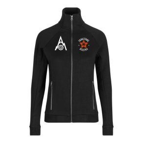 TF-7-ID Dame Sweat cardigan zip 0629-Sort