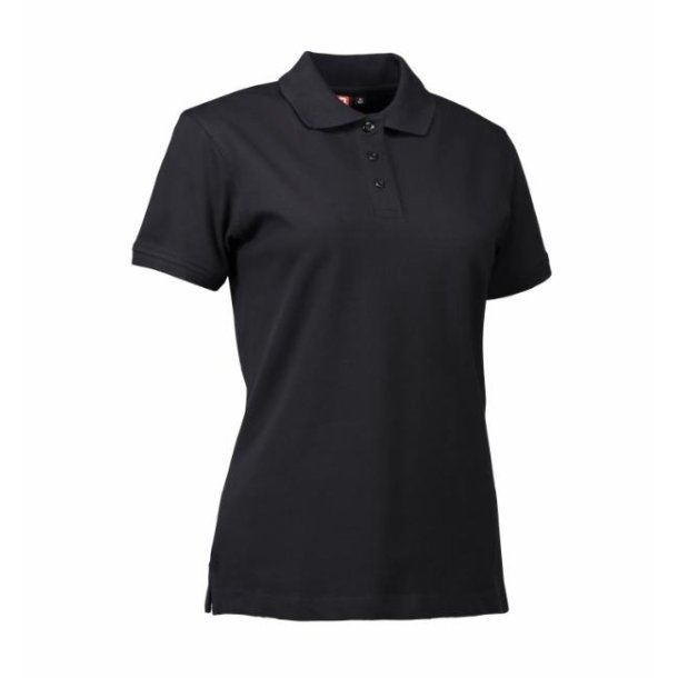 2b-SM-ID Dame Poloshirt | Stretch 0527-Sort