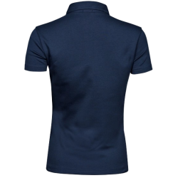 2a-SUHR-TeeJay-Women's Pima Cotton Polo-1441 fv. Navy